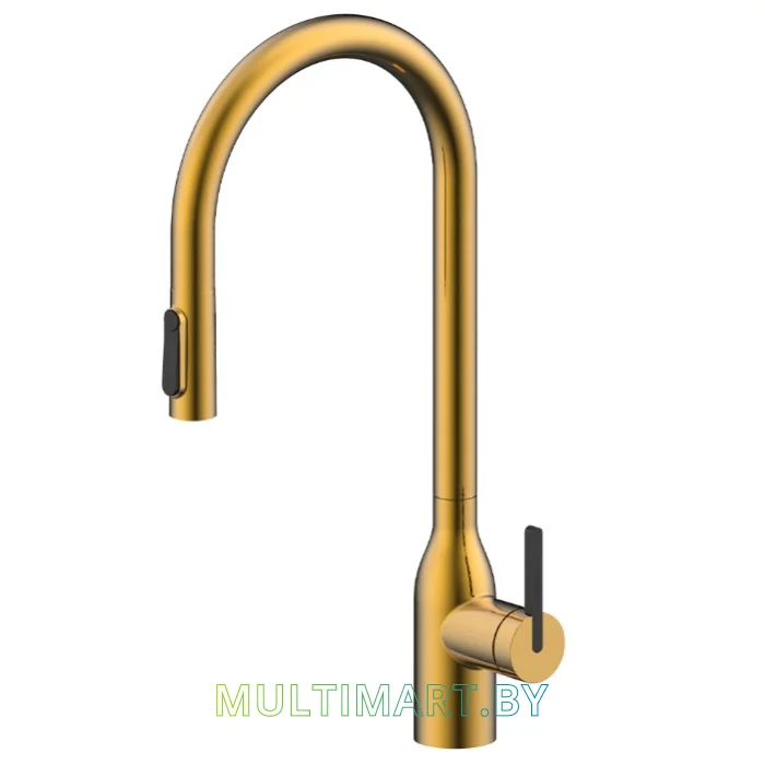 Смеситель Paulmark Universal Un213880-BG (брашированное золото)